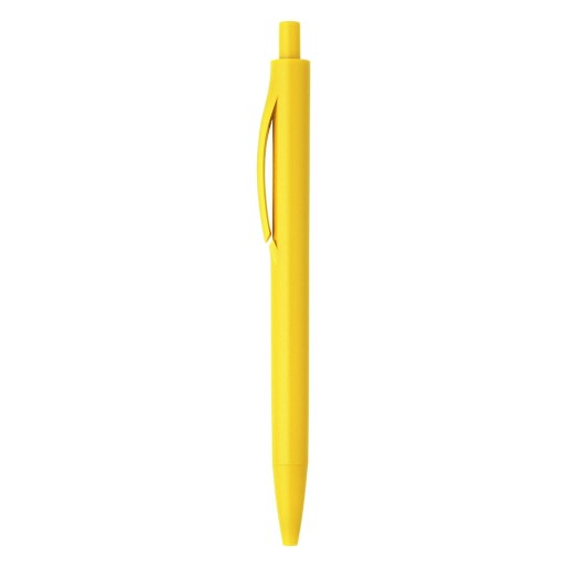 BRIDGE C, plastic ball pen, yellow
