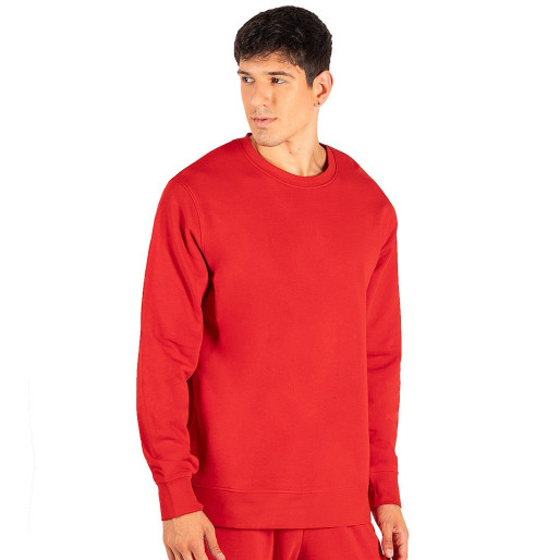 TERRY MEN, dukserica sa okruglim izrezom, 280 g/m2, crvena