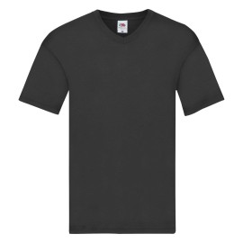 Fruit of the Loom, Original V-neck T, muška majica kratkih rukava sa v izrezom, crna, S