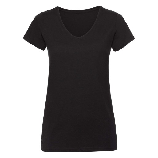 RUSSELL Women's t-shirt on V neckline HD