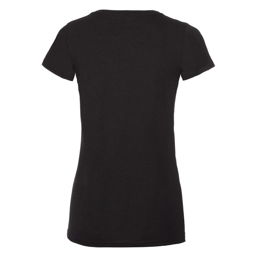 RUSSELL Women's t-shirt on V neckline HD