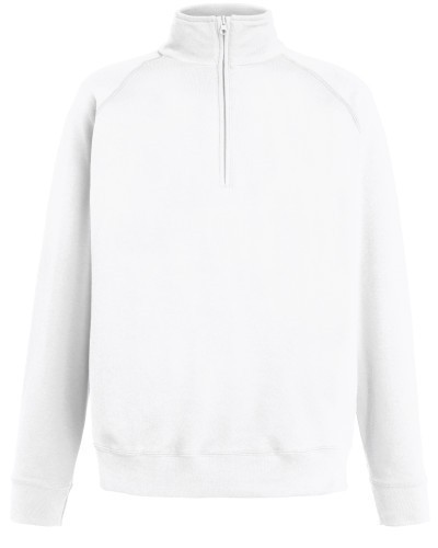 Fruit Of The Loom Fruit Of The Loom Lightweight Zip Neck Sweat, Light Sweat, Sweat, Light Sweat,