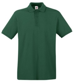 Fruit of the Loom, Premium Polo, premium men's polo shirt, forest green, XL