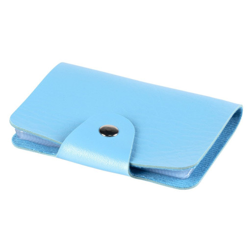 CHECK, card holder, sky blue