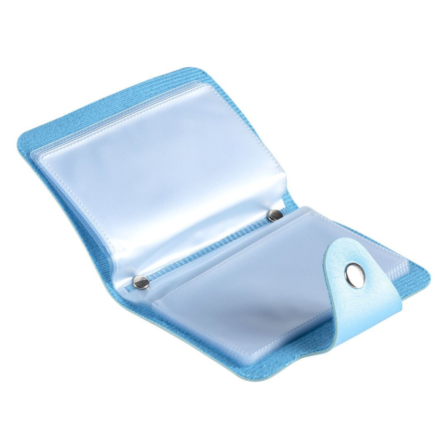 CHECK, card holder, sky blue