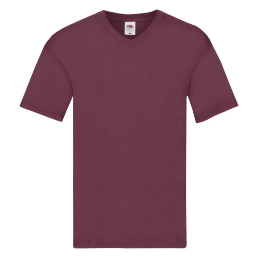 Fruit of the Loom, Original V-neck T, muška majica kratkih rukava sa v izrezom, burgundi, S
