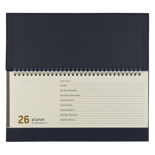 LISABON, table planner, blue