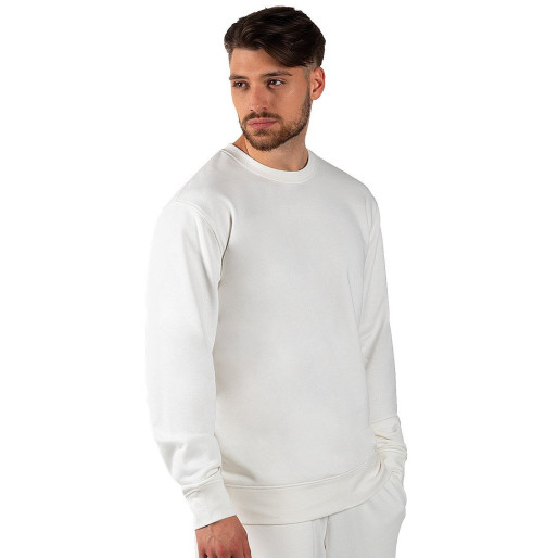 TERRY MEN, dukserica sa okruglim izrezom, 280 g/m2, krem-bela