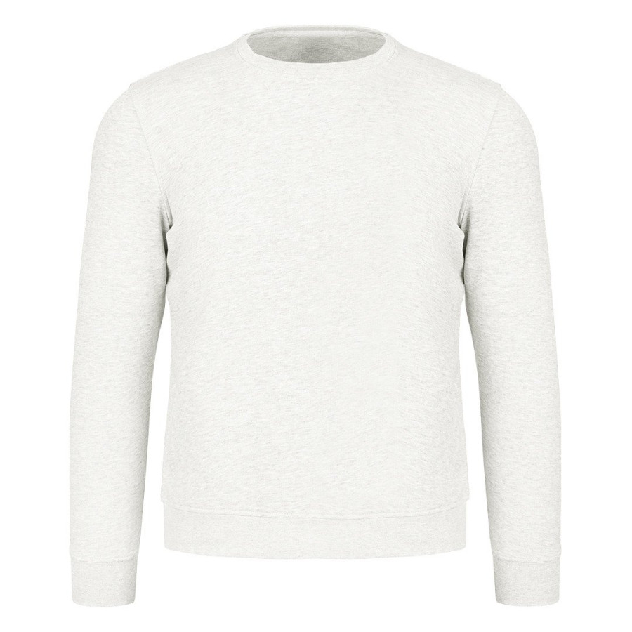 TERRY MEN, dukserica sa okruglim izrezom, 280 g/m2, krem-bela