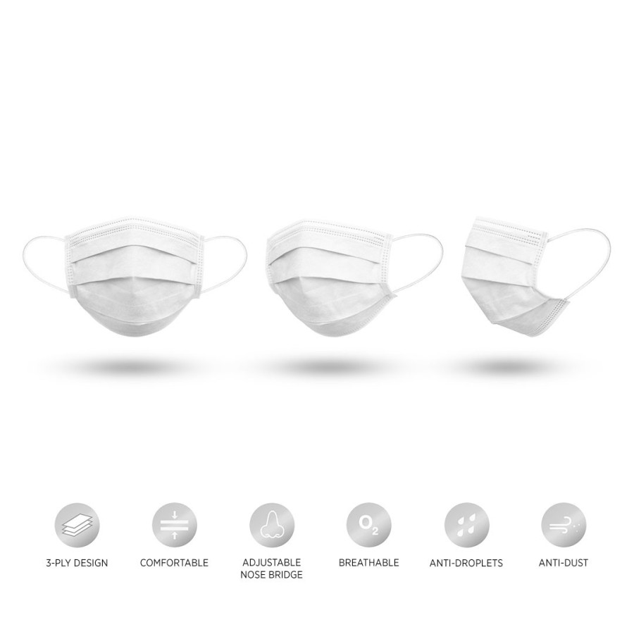 DFM KIDS 50, disposable face mask for kids, white