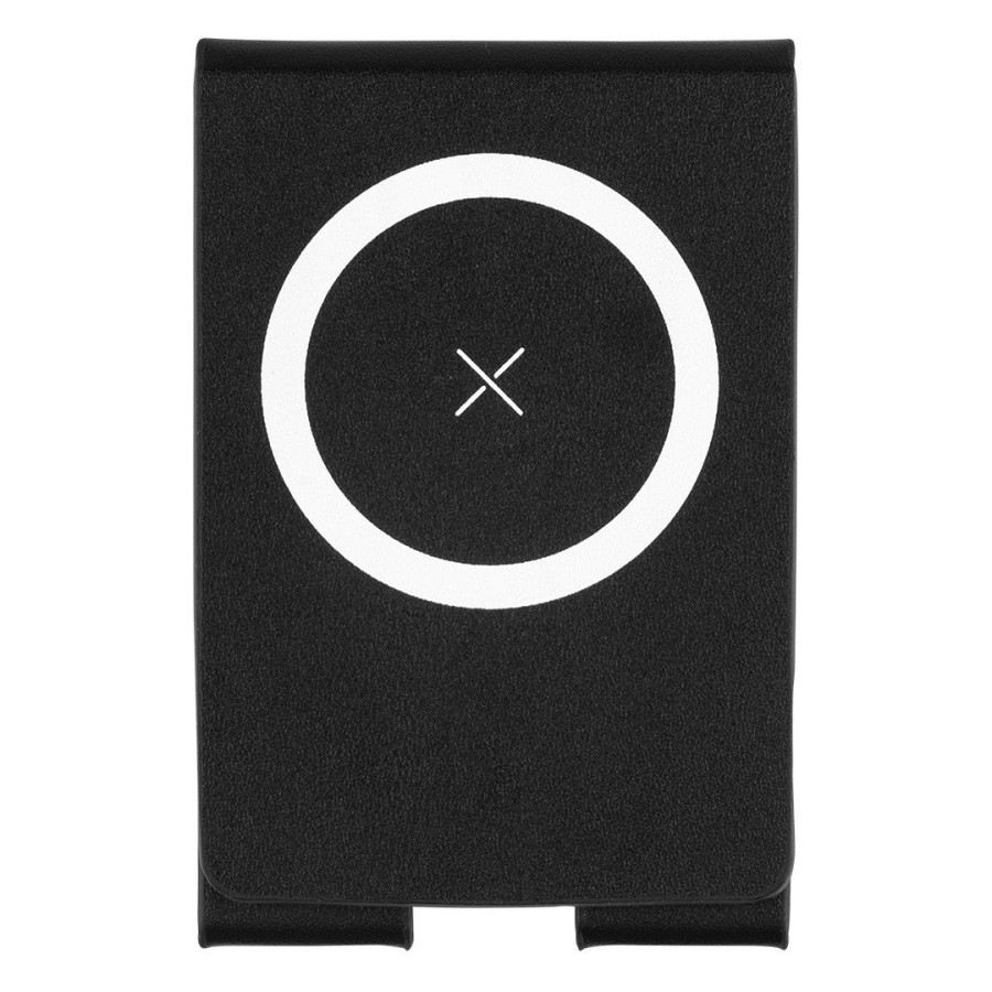 MAXWELL, foldable mobile phone holder and wireless charger, 15w, black
