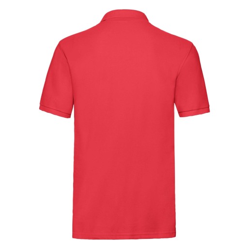 Fruit of the Loom, Premium Polo, premium polo shirt for men, red, S