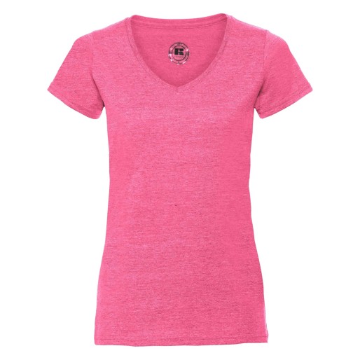 RUSSELL Women's t-shirt on V neckline HD