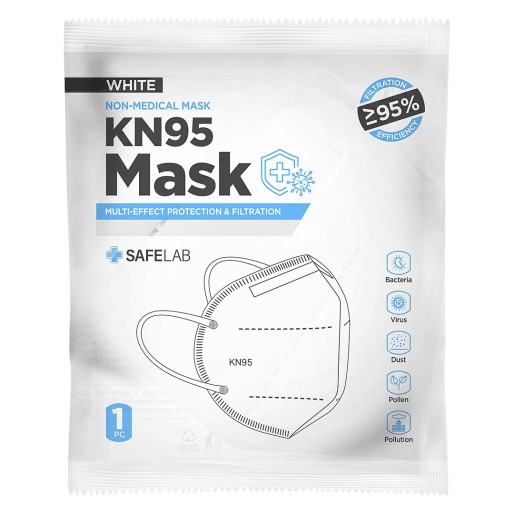 KN95, face mask, white