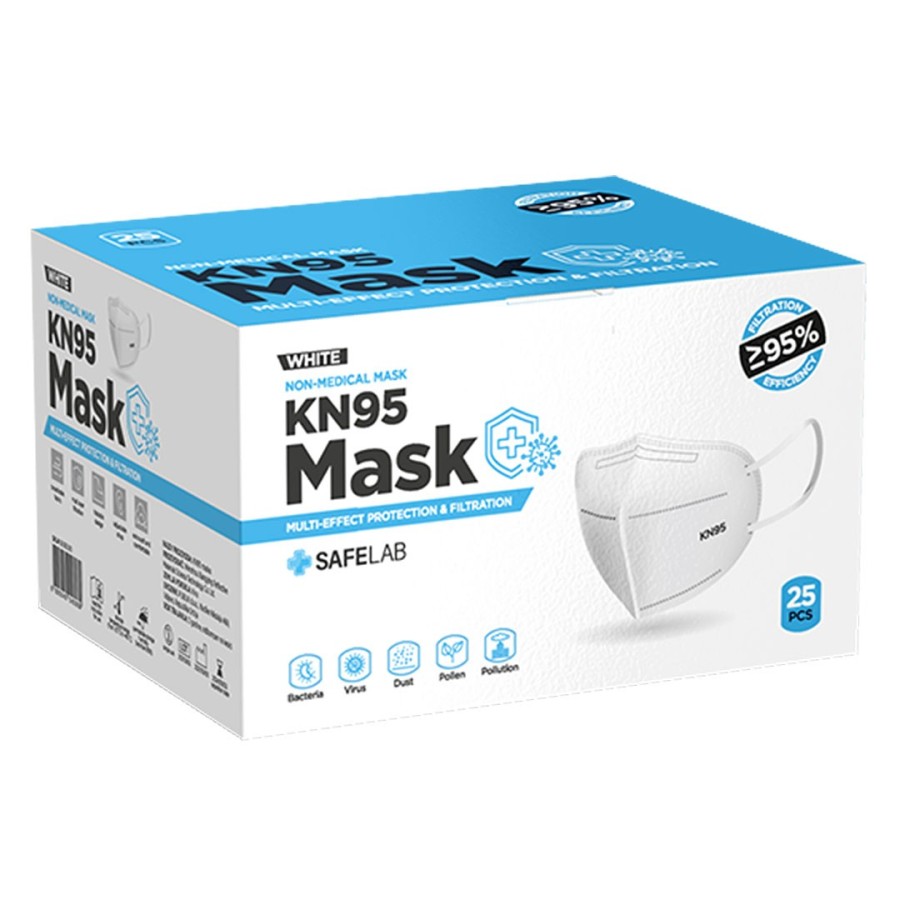 KN95, face mask, white