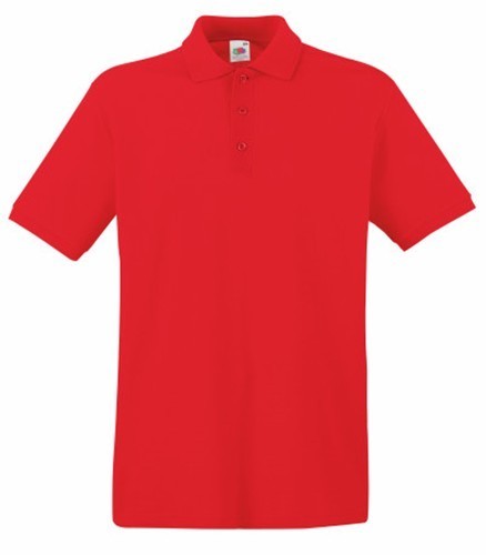 Fruit of the Loom, Premium Polo, premium polo majica za muškarce, crvena, L