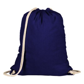 MELON COLOR 140, cotton backpack, 140 g/m2, blue