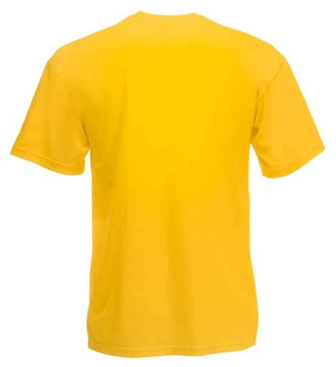 Fruit of the Loom, Valueweight, Men's Cotton T-shirt, Sunflower Yellow, XL