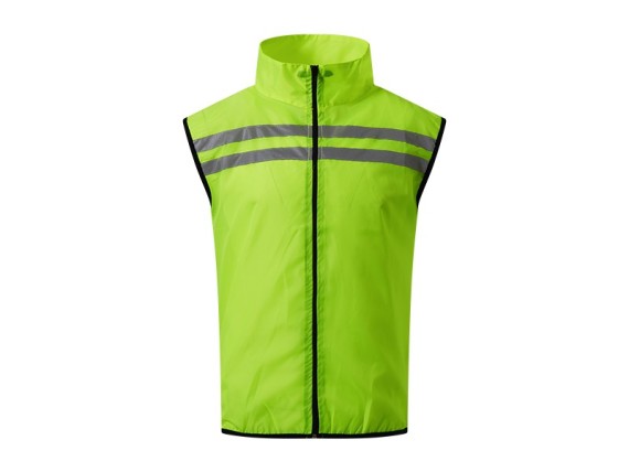 BLOCKER, unisex fluorescent working and sports vest neon yellow