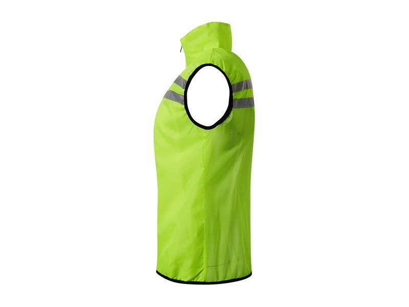 BLOCKER, unisex fluorescent working and sports vest neon yellow