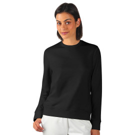 TERRY LADY, crewneck sweatshirt, 280 g/m2, black