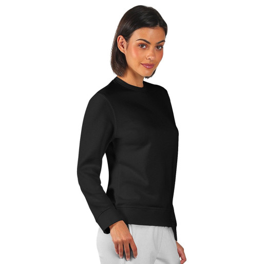 TERRY LADY, crewneck sweatshirt, 280 g/m2, black