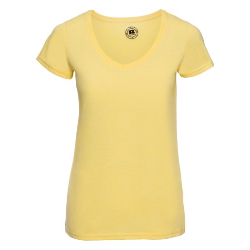 RUSSELL Women's t-shirt on V neckline HD