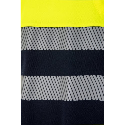 VL ACHELOUS. Piqué dvobojna polo majica (150g/m²) sa kratkim rukavima, od pamuka (55%) i poliestera (45%)