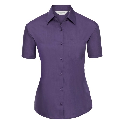 Women's SS Po-Cot Easy Care Poplin Shirt