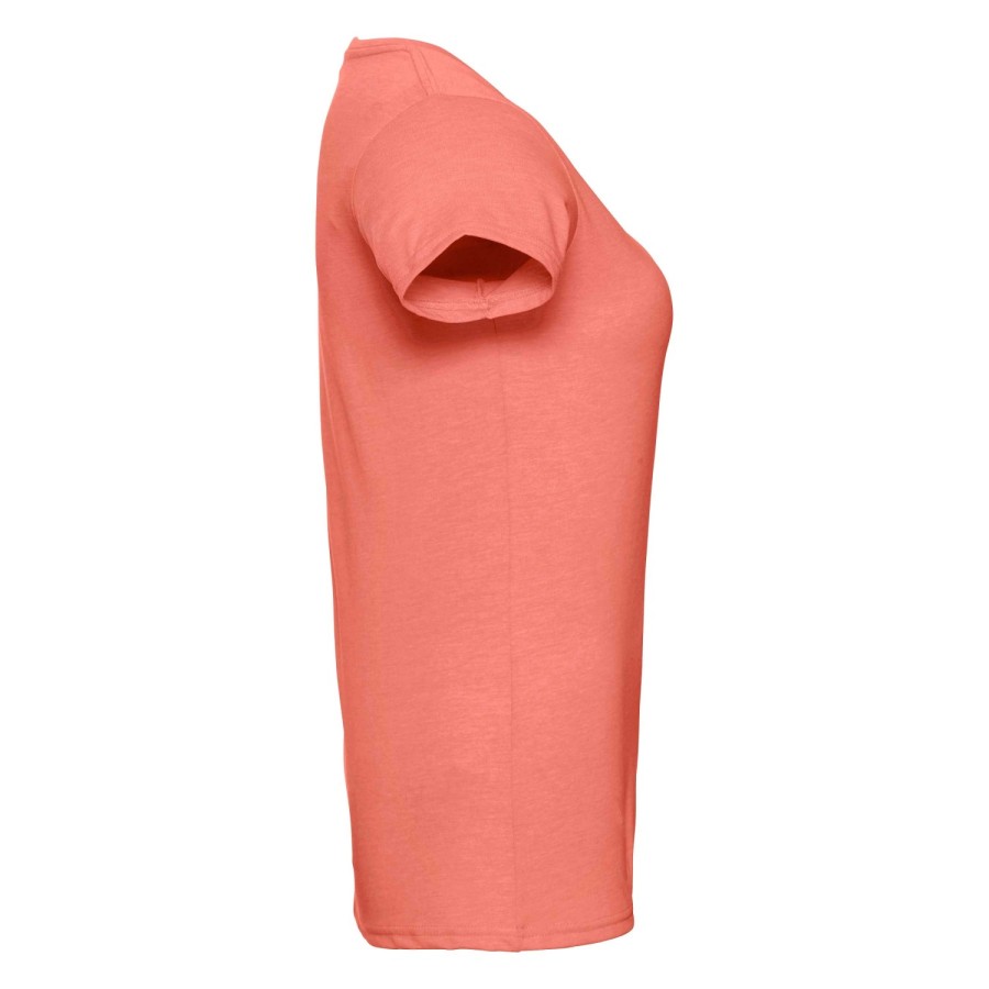 RUSSELL Women's t-shirt on V neckline HD