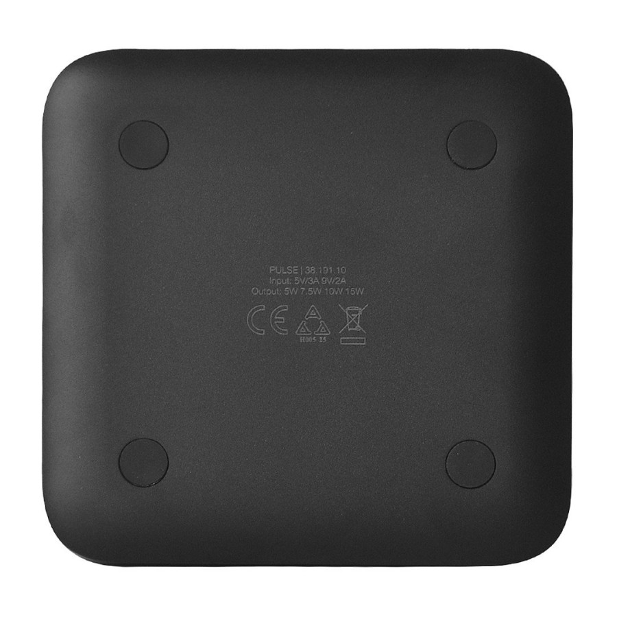 PULSE, wireless charger, 15w, black