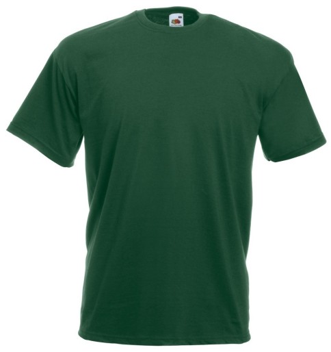 Fruit of the Loom, Valueweight, Men's Cotton T-shirt, Bottle Green, M