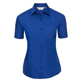 Women's SS Po-Cot Easy Care Poplin Shirt