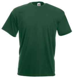 Fruit of the Loom, Valueweight, Men's Cotton T-shirt, Bottle Green, XL
