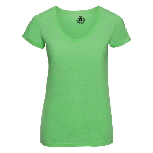 RUSSELL Women's t-shirt on V neckline HD