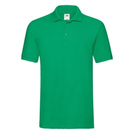 Fruit of the Loom, Premium Polo, premium polo shirt for men, kelly green ,, S
