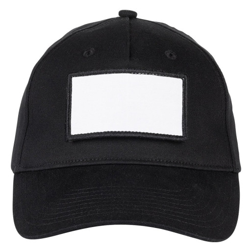 FLAG, cap, 5 panels, velcro closure, black