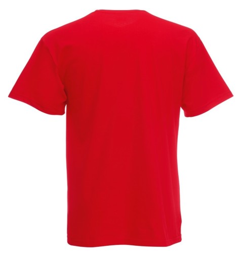 Fruit of the Loom, Valueweight, Men's Cotton Short Sleeve T-shirt, Red, M