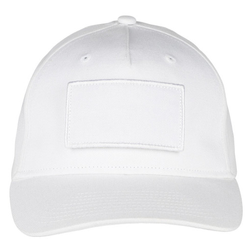 FLAG, cap, 5 panels, velcro closure, white