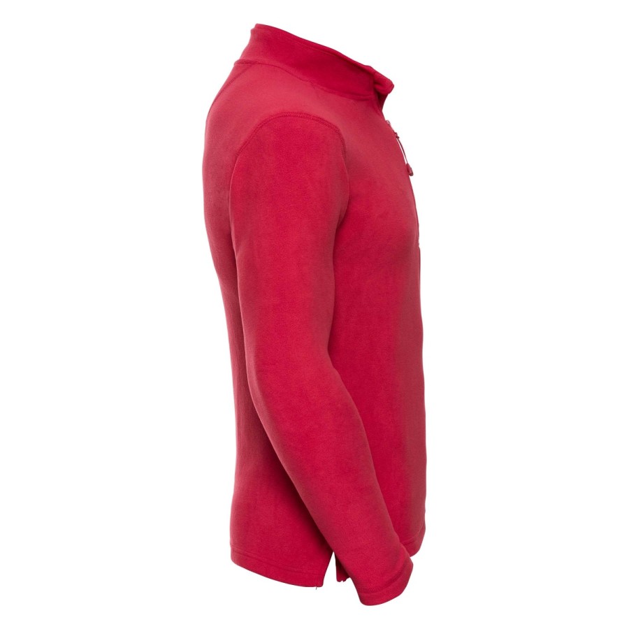 RUSSELL 1/4 zip male micro polar