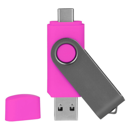SMART C GRAY, usb flash memory, pink, 8GB