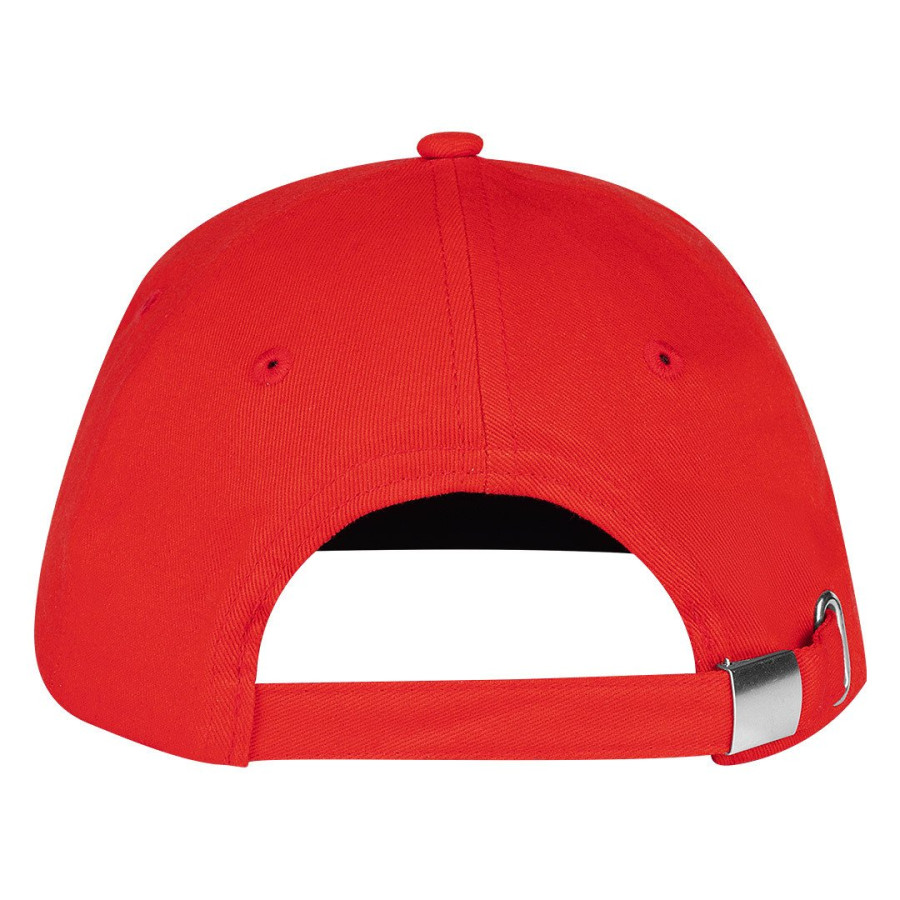 FORZA, cap, 5 panels, metal buckle closure, red