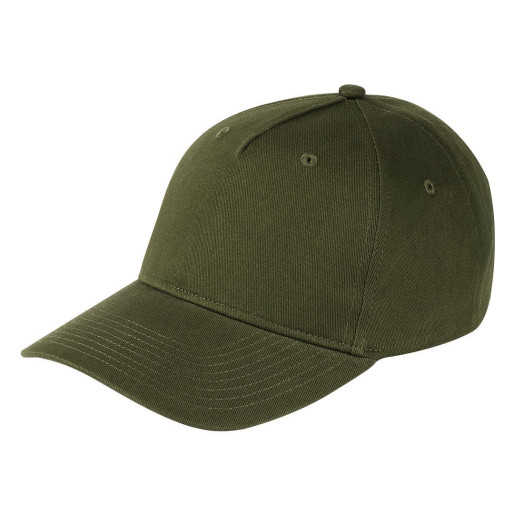 FORZA, cap, 5 panels, metal buckle closure, olive