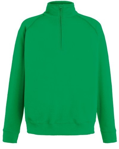 Fruit Of The Loom Fruit Of The Loom Lightweight Zip Neck Sweat, Light Sweat, Sweat, Light Sweat,