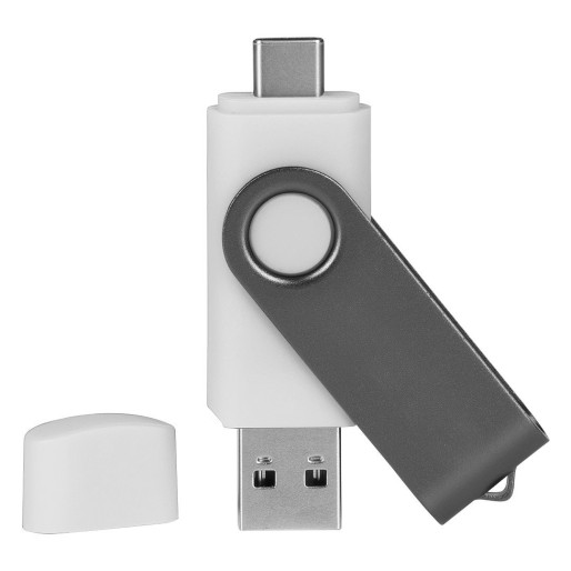 SMART C GRAY, usb flash memory, white, 16GB