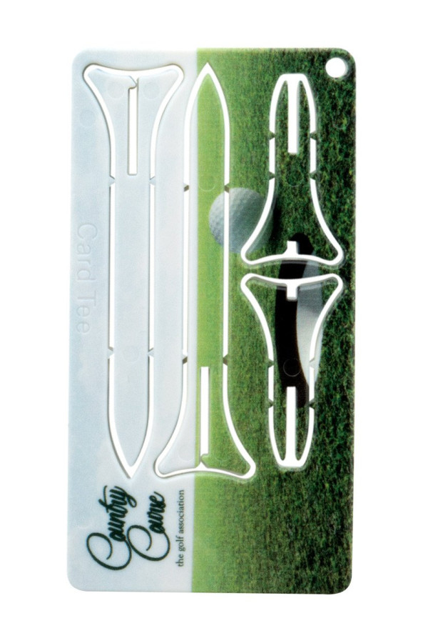 Tunker golf tee card