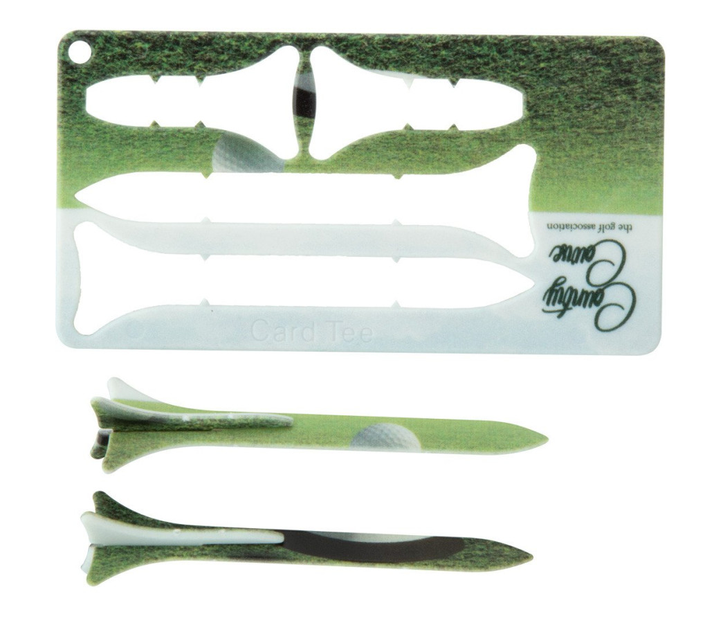 Tunker golf tee card