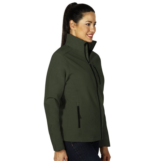 SKIPPER WOMEN, women's softshell jacket, olive