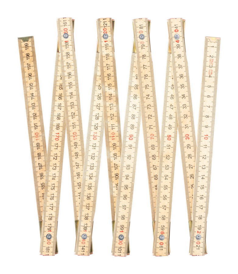 Medil folding ruler