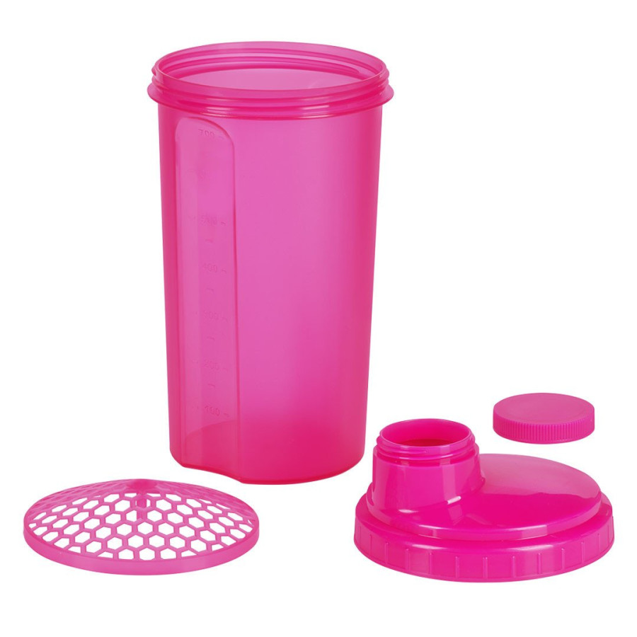 POWER, water bottle shaker, 700 ml, pink